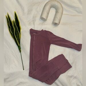 KYTE BABY Snap Button Purple Romper